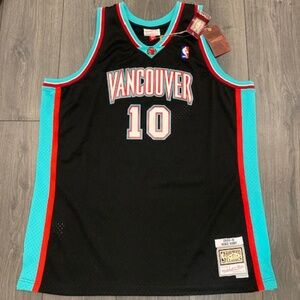 Mitchell & Ness Vancouver Grizzlies Mike Bibby Jersey NWT